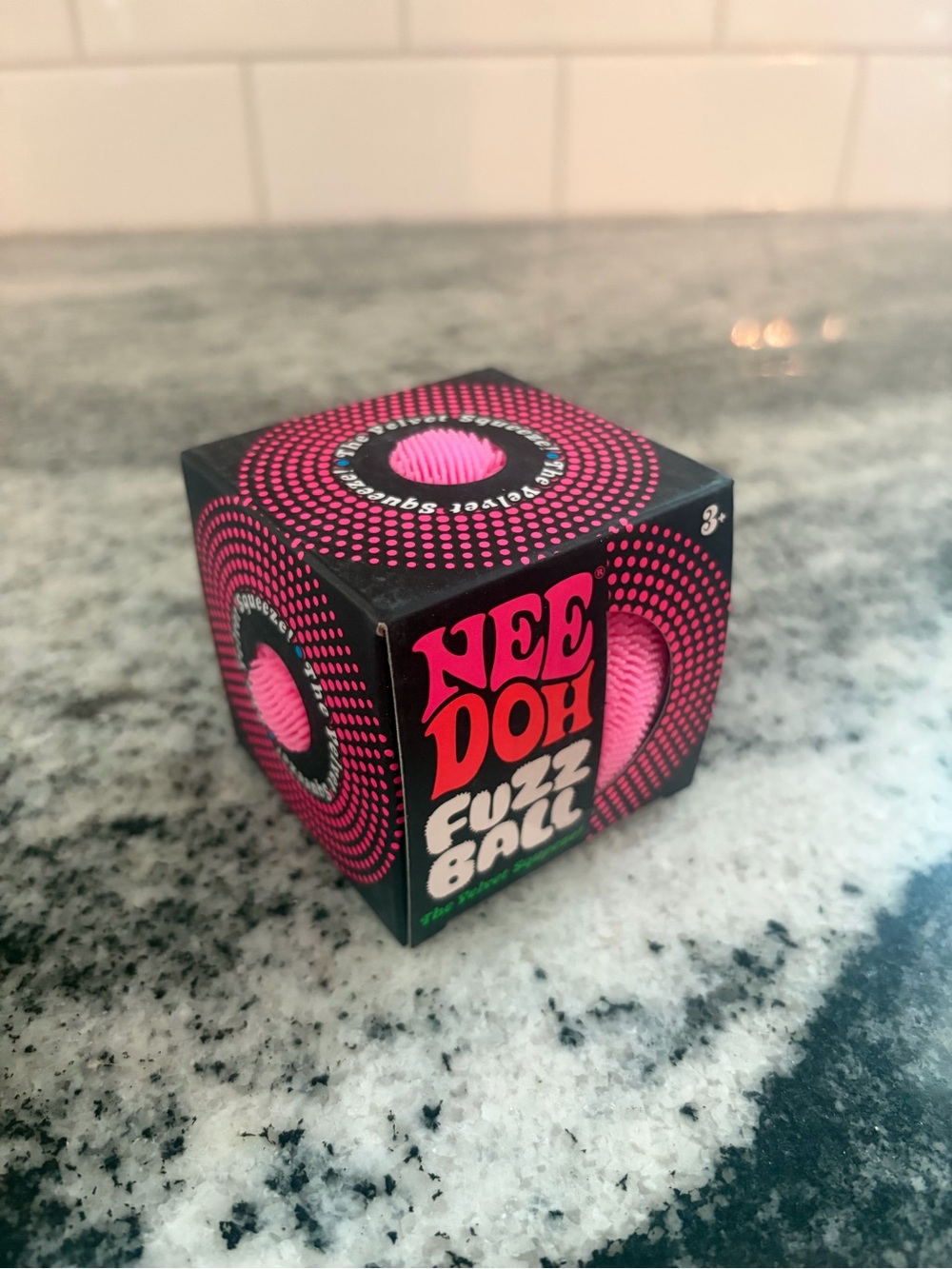Nee Doh Blue Fuzz Ball  NEW Authentic Sealed NeeDoh Fuzzball teacher gift - Picture 5 of 7